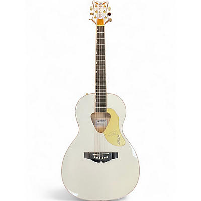 Used Gretsch Guitars G5021WPE Rancher Penguin Parlor white Acoustic Electric Guitar