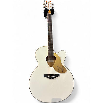 Used Gretsch Guitars G5022CE Rancher Jumbo Alpine White Acoustic Electric Guitar