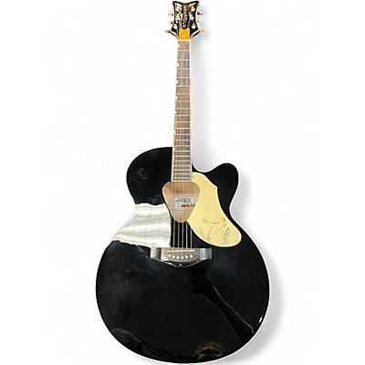 Used Gretsch Guitars G5022CE Rancher Jumbo Black Acoustic Electric Guitar