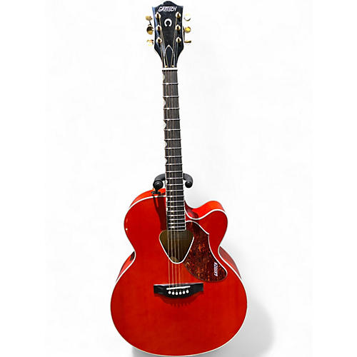 Used Gretsch Guitars G5022CE Rancher Jumbo Orange Acoustic Electric Guitar Orange