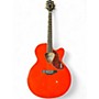 Used Gretsch Guitars G5022CE Rancher Jumbo Orange Acoustic Electric Guitar Orange