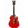 Used Gretsch Guitars G5022CE Rancher Jumbo Red Acoustic Electric Guitar Red