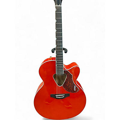 Used Gretsch Guitars G5022CE Rancher Jumbo Savannah Orange Acoustic Electric Guitar