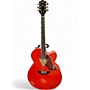Used Gretsch Guitars G5022CE Rancher Jumbo Trans Orange Acoustic Electric Guitar Trans Orange