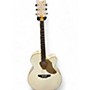Used Gretsch Guitars G5022CE Rancher Jumbo White Acoustic Electric Guitar White
