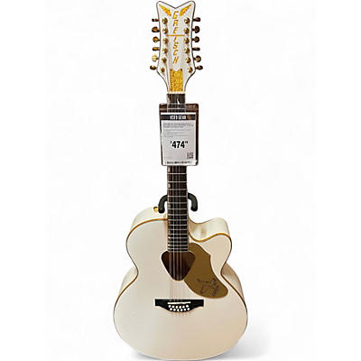 Used Gretsch Guitars G5022CWFE-12 Rancher Falcon GLOSS WHITE 12 String Acoustic Electric Guitar