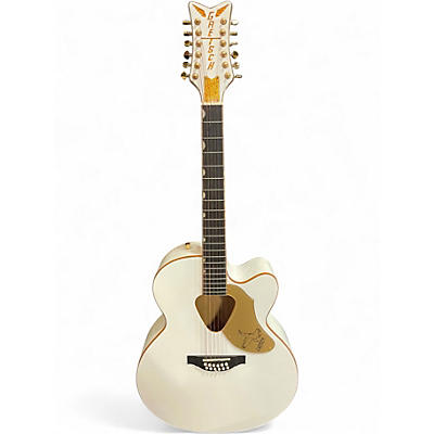 Used Gretsch Guitars G5022CWFE-12 Rancher Falcon Olympic White 12 String Acoustic Electric Guitar