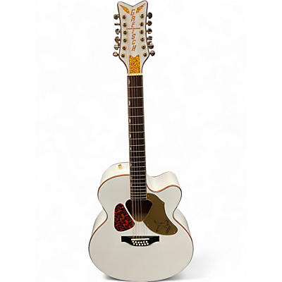 Used Gretsch Guitars G5022CWFE-12 Rancher Falcon White 12 String Acoustic Electric Guitar