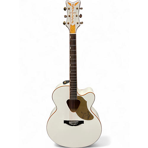 Used Gretsch Guitars G5022CWFE White Acoustic Electric Guitar White