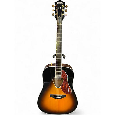 Used Gretsch Guitars G5024E Rancher 2 Color Sunburst Acoustic Electric Guitar