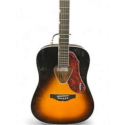 Used Gretsch Guitars G5024E Rancher Sunburst Acoustic Electric Guitar