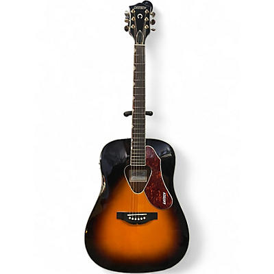 Used Gretsch Guitars G5024E Rancher Sunburst Acoustic Electric Guitar