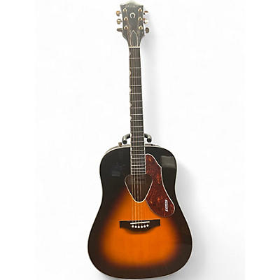Used Gretsch Guitars G5024E Rancher Sunburst Acoustic Electric Guitar