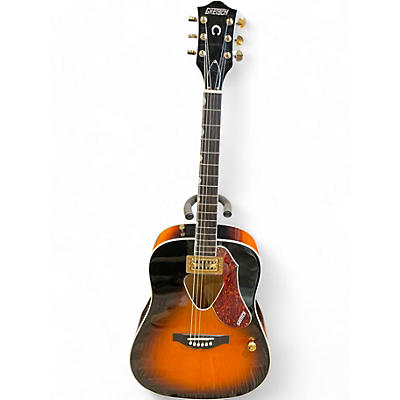 Used Gretsch Guitars G5031FT Rancher 2 Tone Sunburst Acoustic Electric Guitar