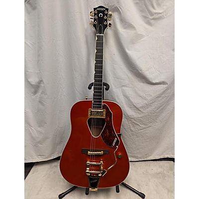 Gretsch Guitars Used Gretsch Guitars G5034TFT Rancher Dreadnought Savannah Sunset Acoustic Electric Guitar