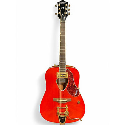 Used Gretsch Guitars G5034TFT Rancher Fiesta Red Acoustic Electric Guitar