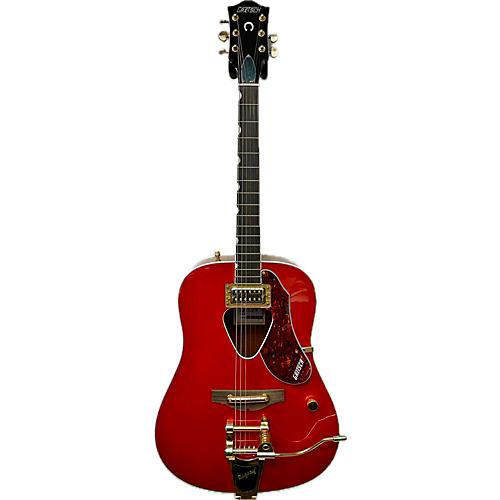 Gretsch Guitars Used Gretsch Guitars G5034TFT Rancher Orange Acoustic Electric Guitar Orange