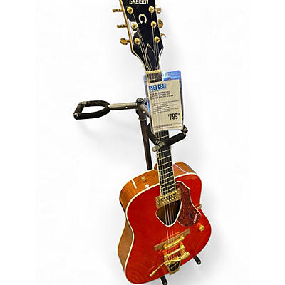 Used Gretsch Guitars G5034TFT Rancher Red Acoustic Electric Guitar