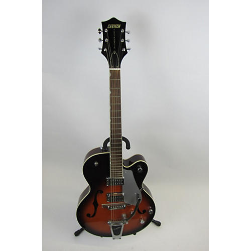 Gretsch Guitars Used Gretsch Guitars G5120 Electromatic Brown Sunburst Hollow Body Electric Guitar Brown Sunburst