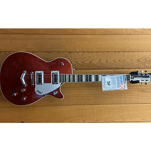 Gretsch Guitars Used Gretsch Guitars G5220 Electromatic Chrome Red Hollow Body Electric Guitar Chrome Red