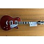 Used Gretsch Guitars Used Gretsch Guitars G5220 Electromatic Chrome Red Hollow Body Electric Guitar Chrome Red