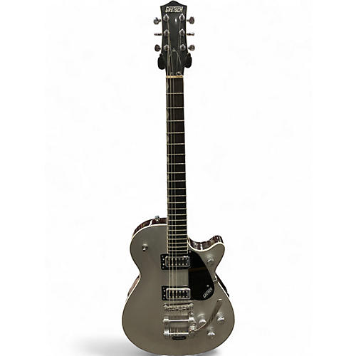 Used Gretsch Guitars G5230 Silver Sparkle Solid Body Electric Guitar Silver Sparkle