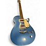 Used Gretsch Guitars G5230T Electron Blue Metallic Solid Body Electric Guitar Electron Blue Metallic