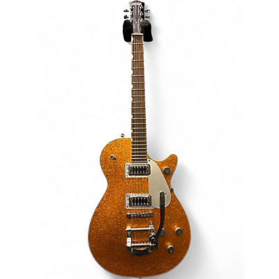 Used Gretsch Guitars G5230T Gold Sparkle Solid Body Electric Guitar