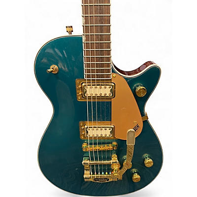 Used Gretsch Guitars G5230T Ocean Turquoise Solid Body Electric Guitar