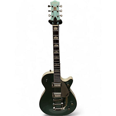 Gretsch Guitars Used Gretsch Guitars G5230T Two-Tone Stone Platinum/Pearl Platinum Solid Body Electric Guitar