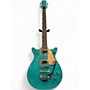 Used Gretsch Guitars G5232T Electromatic Double Jet FT With Bigsby Caicos Green Solid Body Electric Guitar Caicos Green