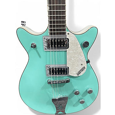 Used Gretsch Guitars G5237 Electromatic Double Cut ft Surf Green Solid Body Electric Guitar