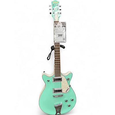 Used Gretsch Guitars G5237 Electromatic Double Jet FT Surf Green Solid Body Electric Guitar