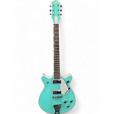 Used Gretsch Guitars G5237 Electromatic Double Jet FT  Surf Green Solid Body Electric Guitar