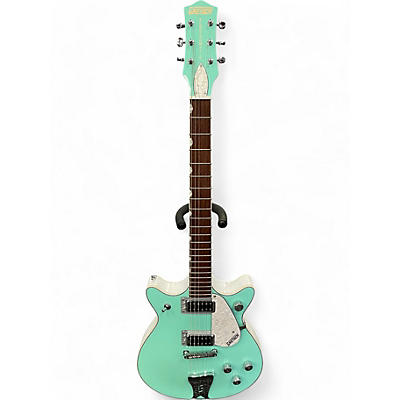 Used Gretsch Guitars G5237 Electromatic Double Jet FT Surf Green Solid Body Electric Guitar