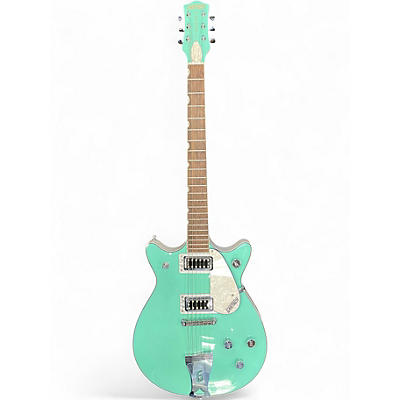 Used Gretsch Guitars G5237 Electromatic Double Jet FT Surf Green Solid Body Electric Guitar