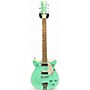 Used Gretsch Guitars Used Gretsch Guitars G5237 Surf Green and White Solid Body Electric Guitar Surf Green and White