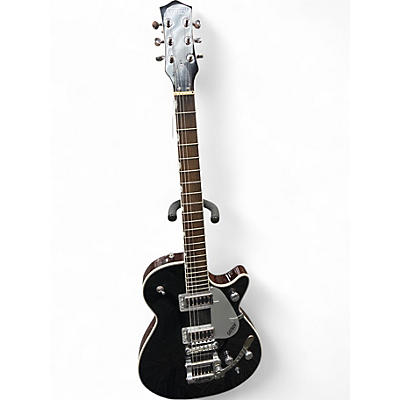Used Gretsch Guitars G5237TG ELECTROMATIC JET Black and Silver Solid Body Electric Guitar