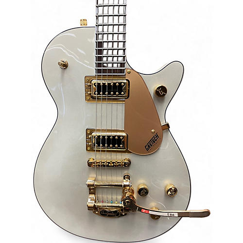 Used Gretsch Guitars G5237TG Electromatic Champagne White Solid Body Electric Guitar Champagne White