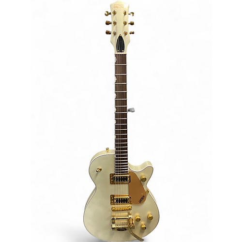 Used Gretsch Guitars G5237TG Electromatic Champagne White Solid Body Electric Guitar Champagne White