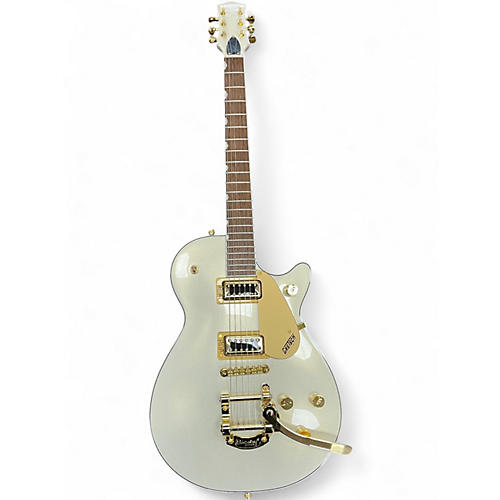Used Gretsch Guitars G5237TG Electromatic Jet  Champagne White Solid Body Electric Guitar Champagne White