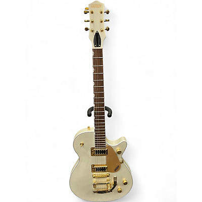 Used Gretsch Guitars G5237TG Electromatic Jet FT Bigsby LTD Champagne White Solid Body Electric Guitar