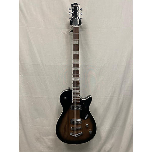 Gretsch Guitars Used Gretsch Guitars G5260 Jet Baritone Bristol Fog Baritone Guitars Bristol Fog