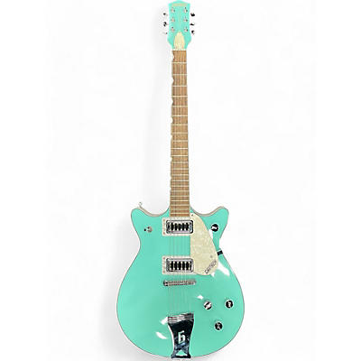 Gretsch Guitars Used Gretsch Guitars G5327 Electromatic Double Jet FT Surf Green and White Solid Body Electric Guitar