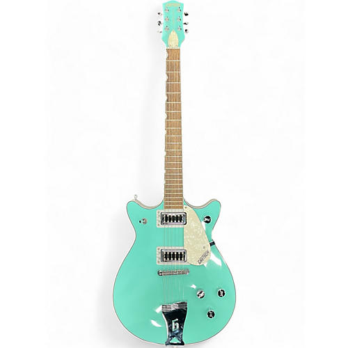 Gretsch Guitars Used Gretsch Guitars G5327 Electromatic Double Jet FT Surf Green and White Solid Body Electric Guitar Surf Green and White