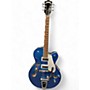 Used Gretsch Guitars Used Gretsch Guitars G5420T Electromatic Azure Metallic Hollow Body Electric Guitar Azure Metallic