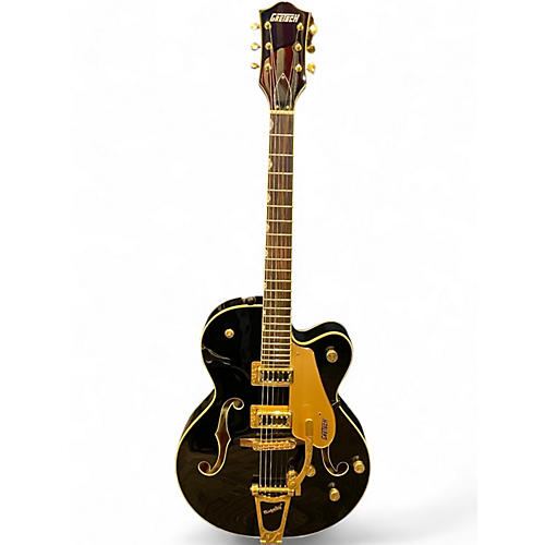 Used Gretsch Guitars G5420T Electromatic Black and Gold Hollow Body Electric Guitar Black and Gold