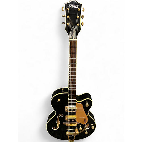 Used Gretsch Guitars G5420T Electromatic Black and Gold Hollow Body Electric Guitar Black and Gold