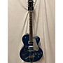 Used Gretsch Guitars Used Gretsch Guitars G5420T Electromatic Blue Hollow Body Electric Guitar Blue