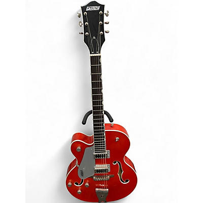 Used Gretsch Guitars G5420T Electromatic Left Handed Orange Hollow Body Electric Guitar